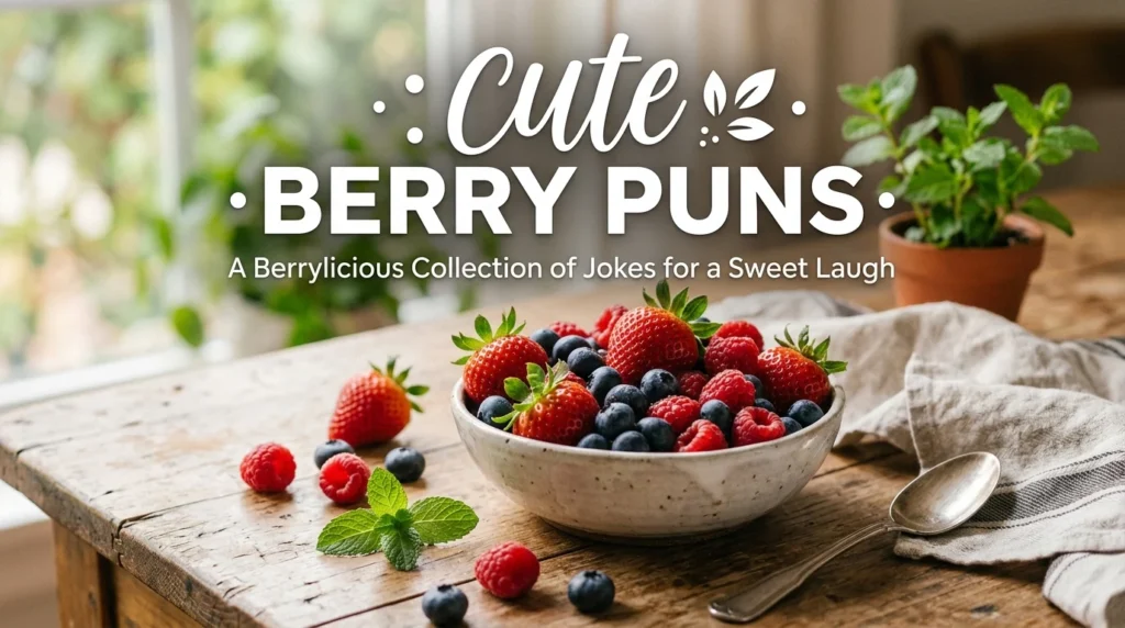 Cute Berry Puns