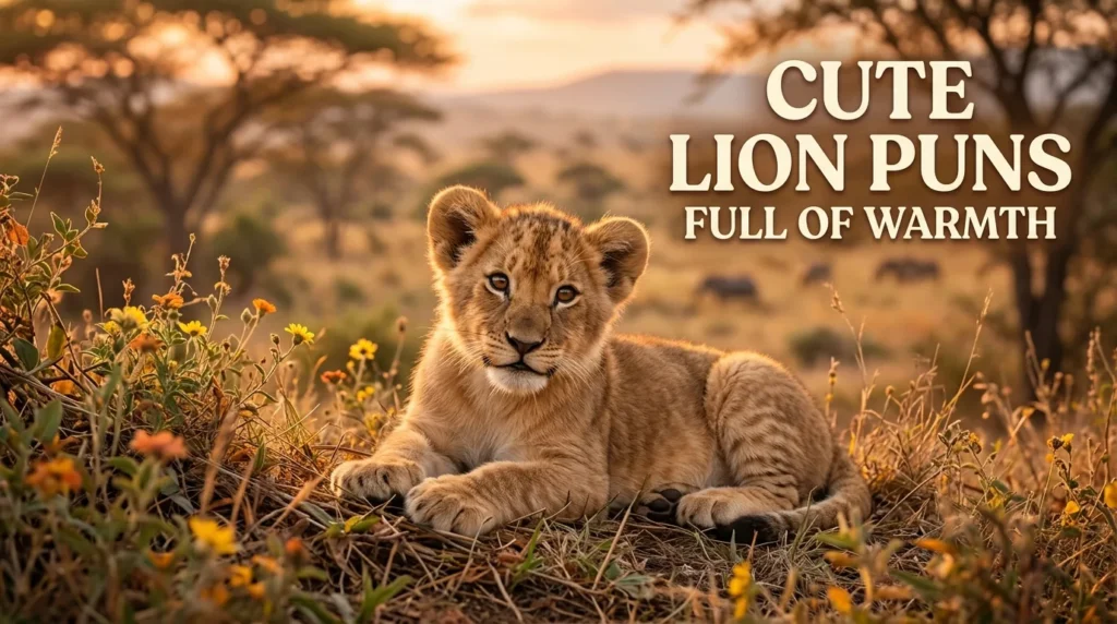 Cute Lion Puns Full of Warmth