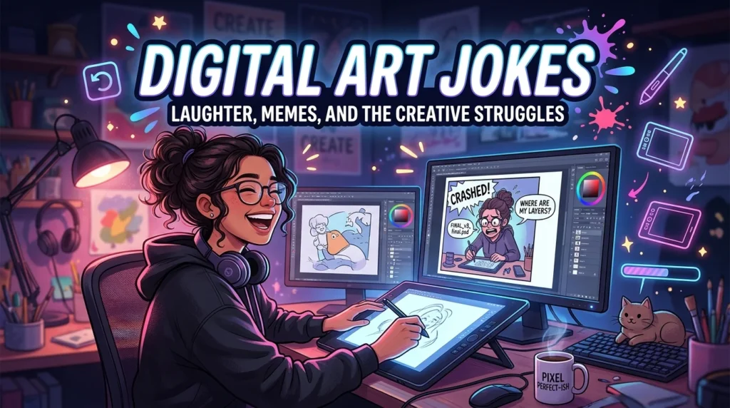 Digital Art Jokes