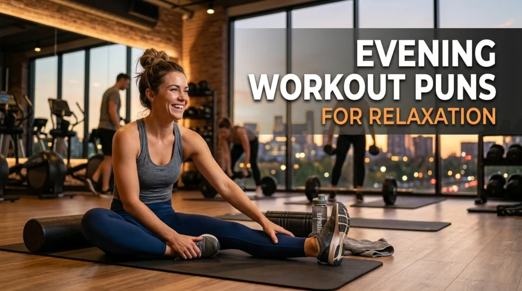 Evening Workout Puns for Relaxation
