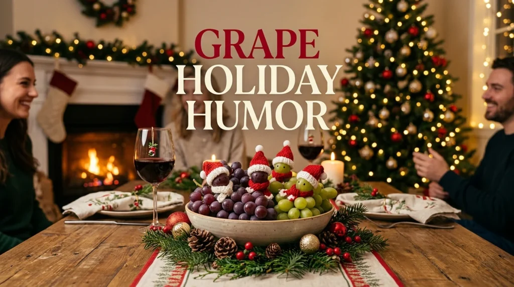 Grape holiday humor
