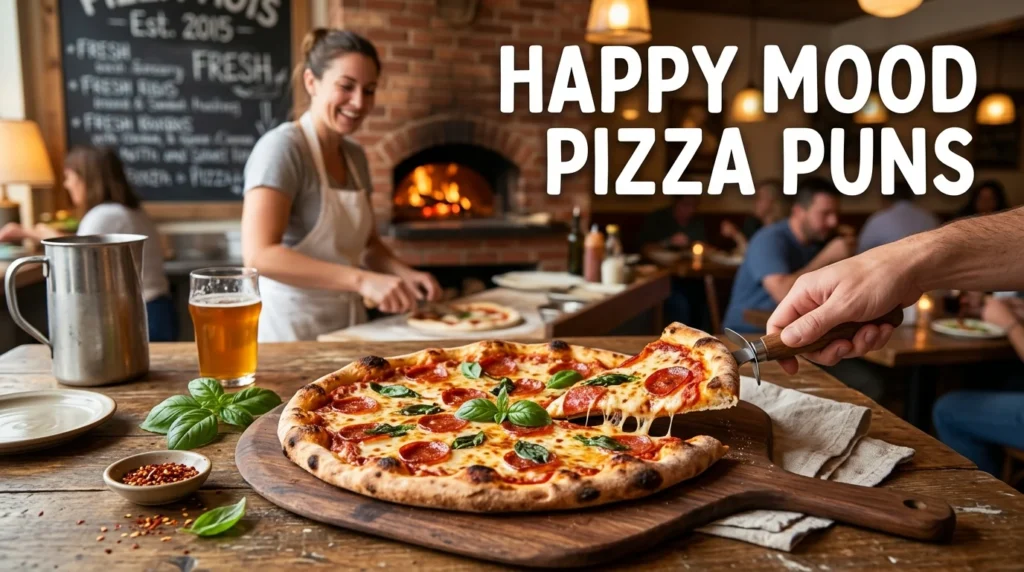 Happy Mood Pizza Puns