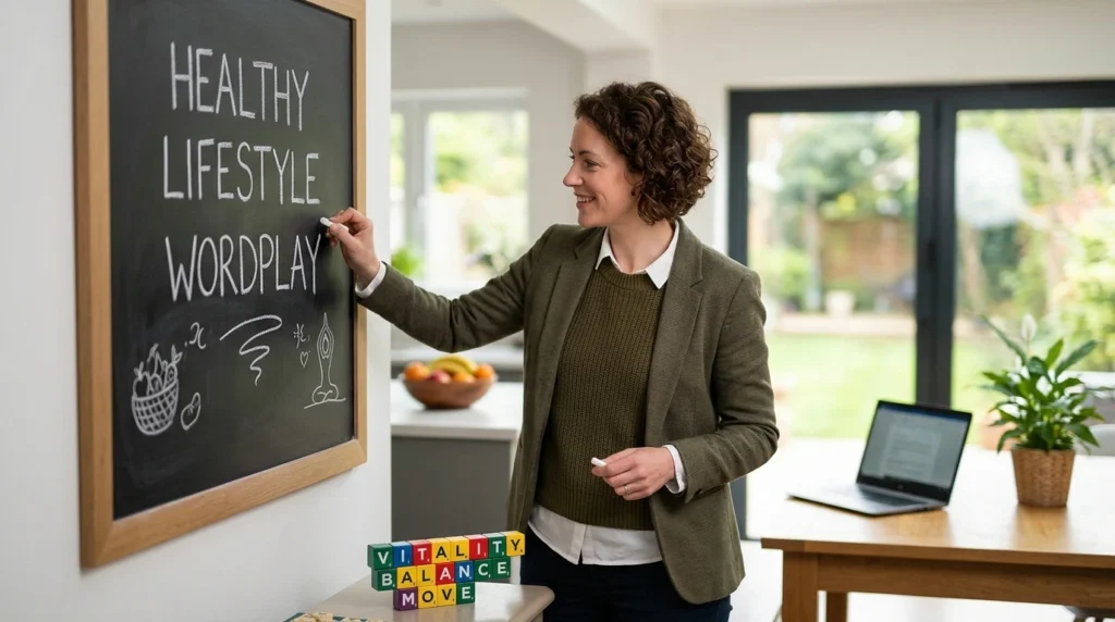 Healthy Lifestyle Wordplay