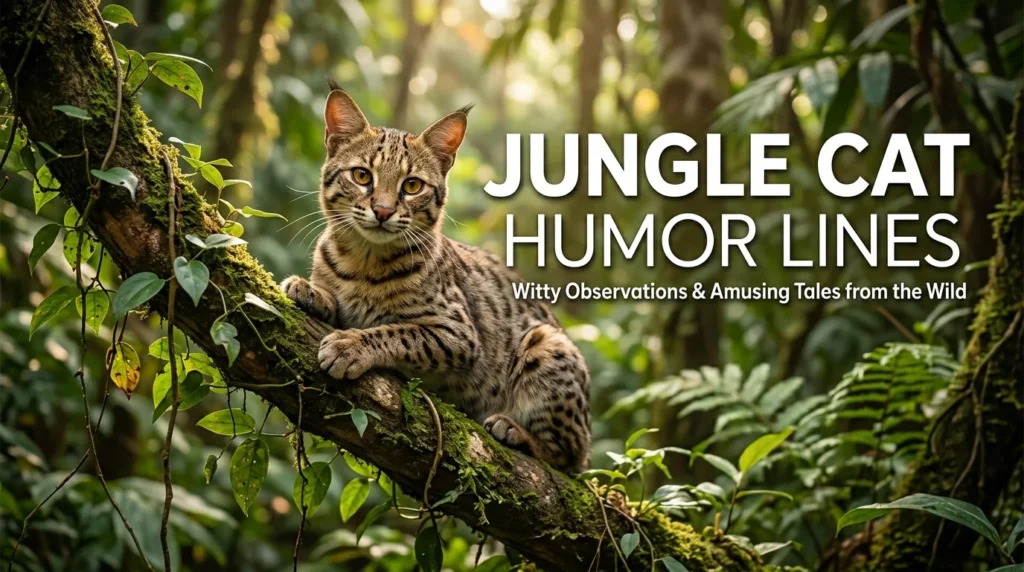 Jungle Cat Humor Lines