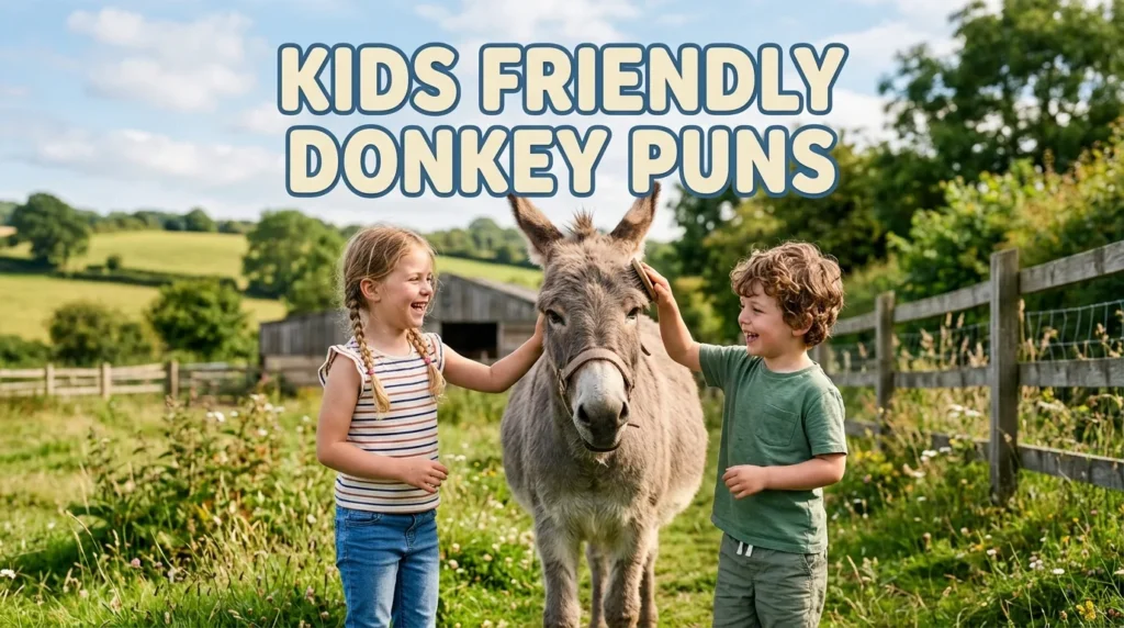 Kids Friendly Donkey Puns