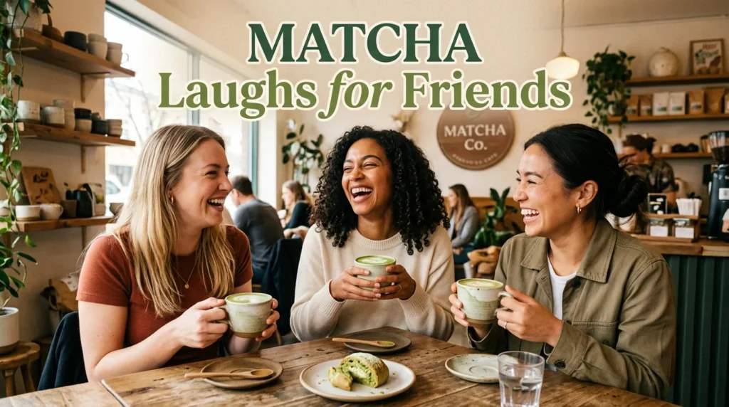 Matcha Laughs for Friends