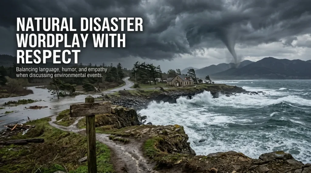 Natural Disaster Wordplay with Respect