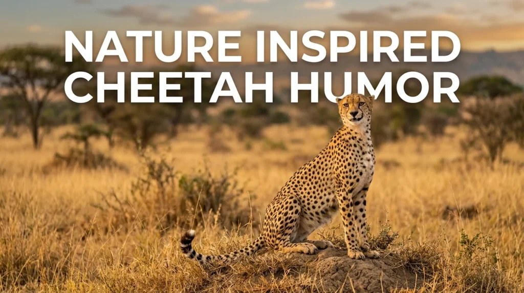Nature Inspired Cheetah Humor