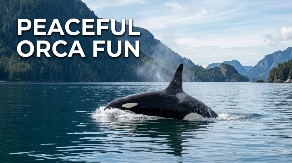 Peaceful orca fun