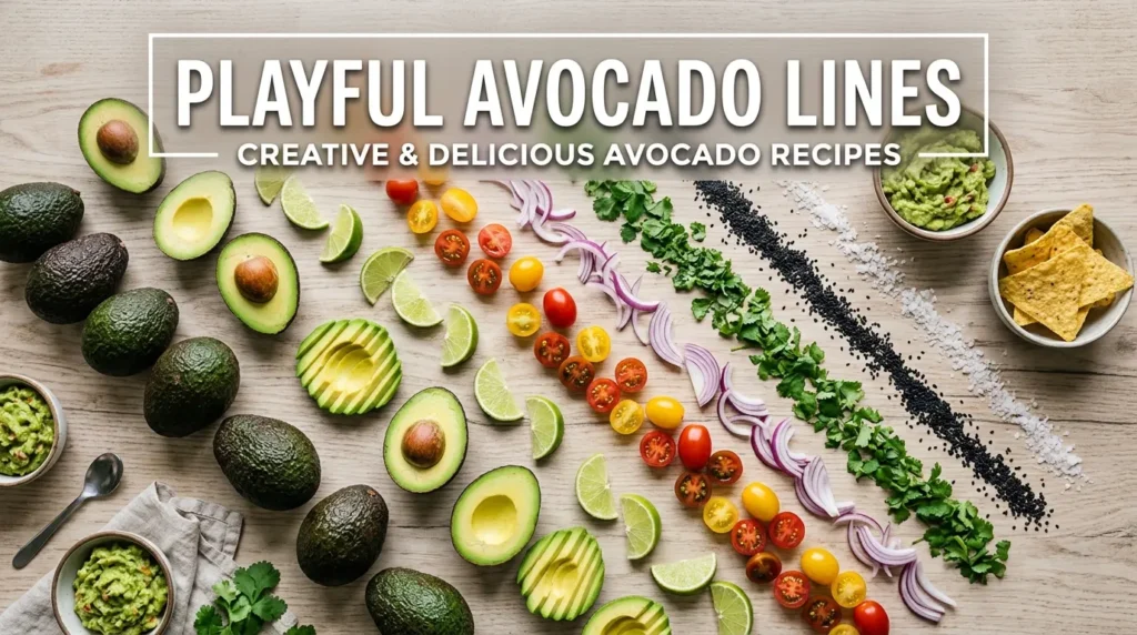 Playful Avocado Lines