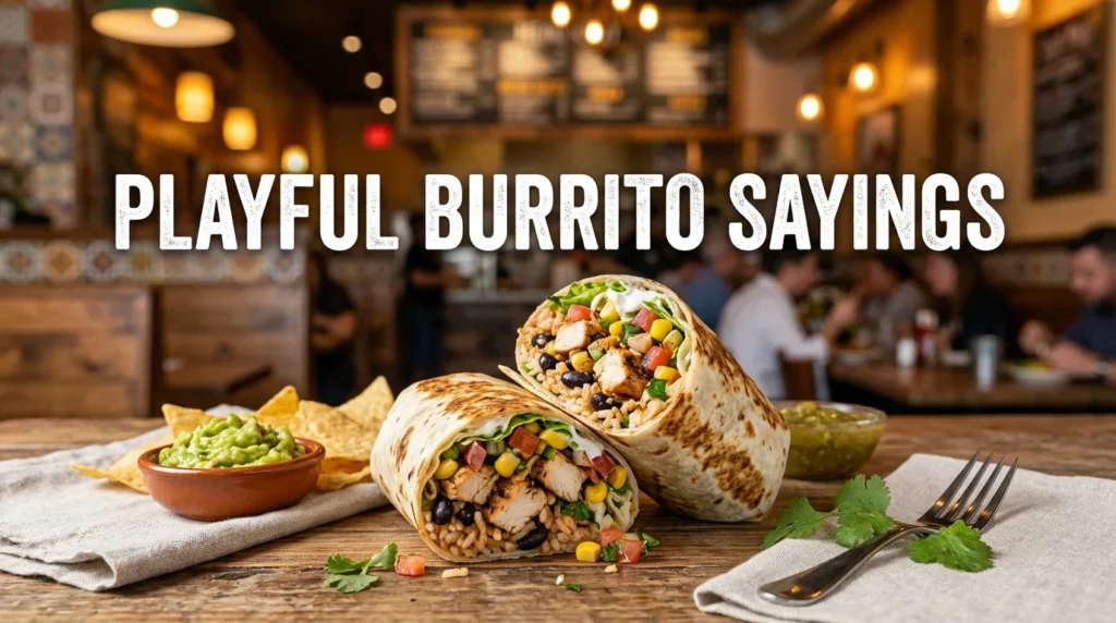 playful burrito sayings