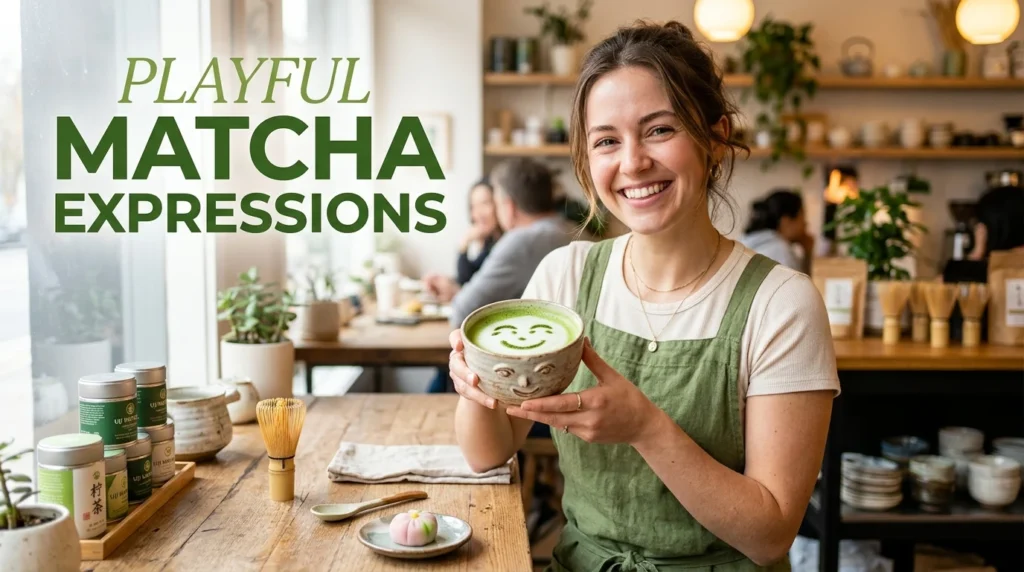 Playful Matcha Expressions