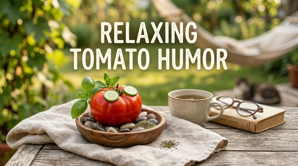 Relaxing Tomato Humor