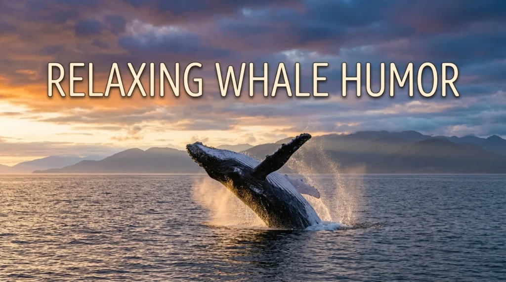 Relaxing whale humor