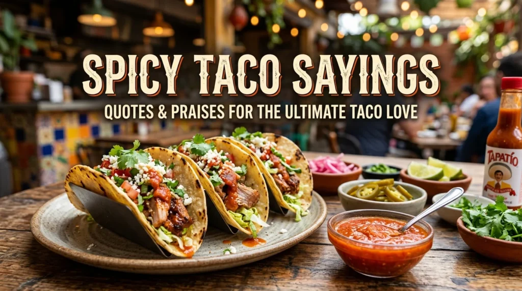Spicy Taco Sayings