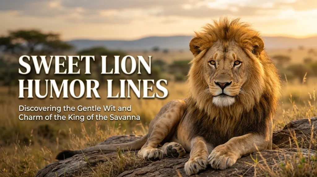 Sweet Lion Humor Lines