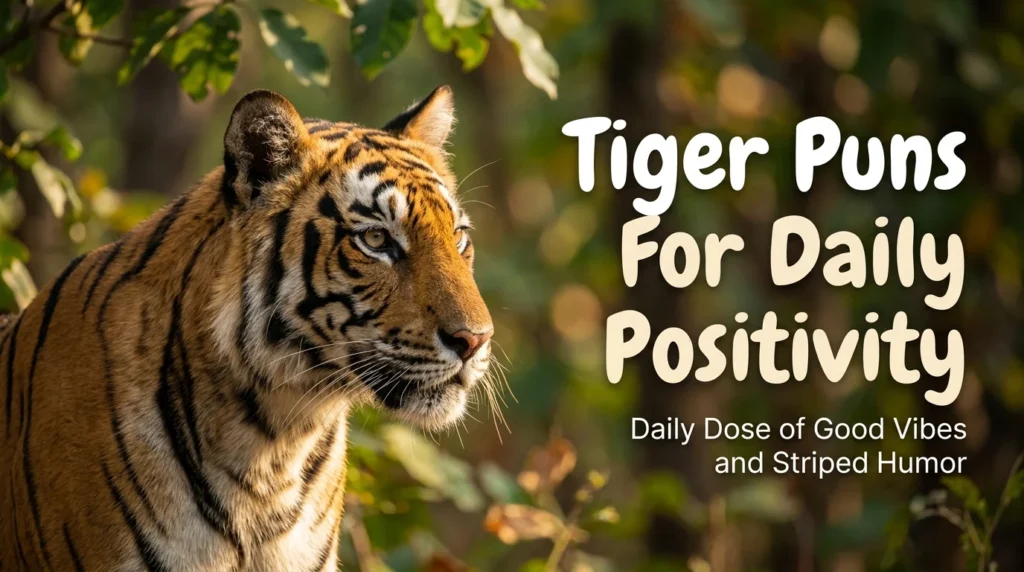 Tiger Puns For Daily Positivity