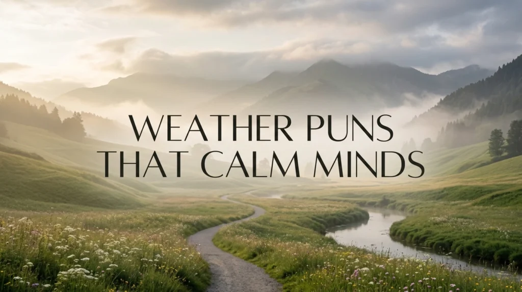 Weather Puns That Calm Minds